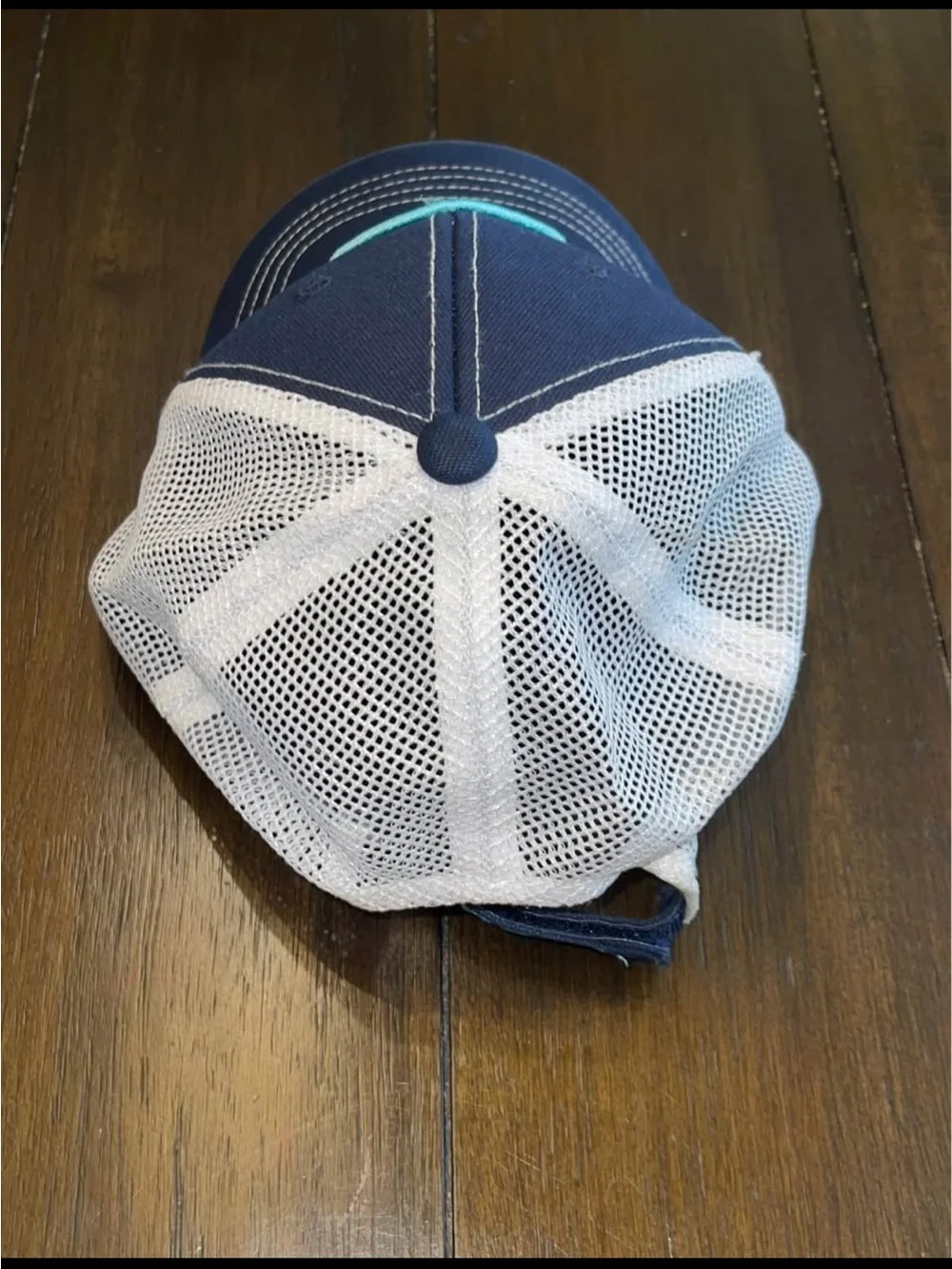 Costa Blue and White Mesh Trucker Hat